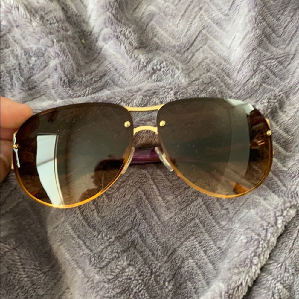 Lieber Brown/Purple Sunglasses